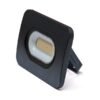 Thorgeon LED Floodlight 50W, black, with no-flicker technology and transparent glass cover.