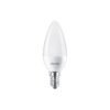 Philips LED Candle B38 7W E14 Bulb with 2700K Warm Light, Frosted Glass