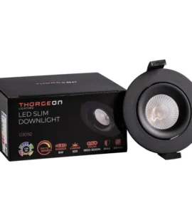 Thorgeon LED Downlight 8W Dim to Warm 520lm, High CRI, IP44 Rated
