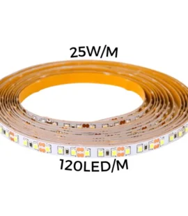 Thorgeon LED Strip 25W/m, 120LED/m, 24V, IP20, 3000K warm white, 2408lm/m, 60,000h lifespan, 5m length