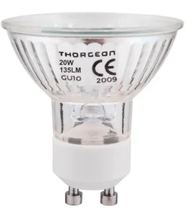 THORGEON Reflector Lamp 20W, GU10, 220V, yellow, glass reflector, offering precise and energy-efficient lighting with a cool beam