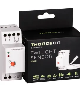 Thorgeon Twilight Sensor 300W with 1200W Switching Power and IP65 DIN Rating in a robust design