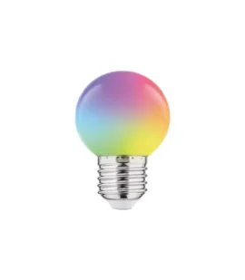 THORGEON LED Color Bulb - 1W G45 240V 55Lm RGB with Frosted Cover