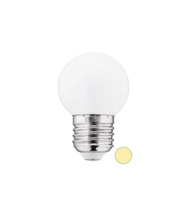 THORGEON LED Bulb 1W G45 240V 50Lm in Warm White - E27 Socket, Frosted Cover