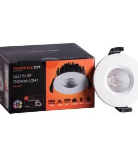 Thorgeon 10W LED Downlight in RAL9003, Multi-Color Options, High CRI