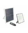 Solar LED Floodlight Bravos 100W, 1000lm brightness, 6400K cool white light, with solar panel and remote
