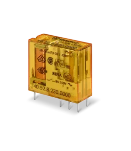 PCB Plug-in Relay 5mm Pinning 2CO 8A 12VDC