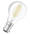 OSRAM LED Retrofit CLASSIC P bulb, 4W, 2700K, clear cover, B15d socket, pear-shaped, energy-efficient with warm white light